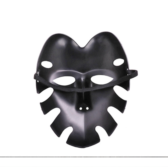 "The Masked Man" Black Plastic Halloween Mask Erotic Mask Fun Bedroom Play - Picture 4 of 6